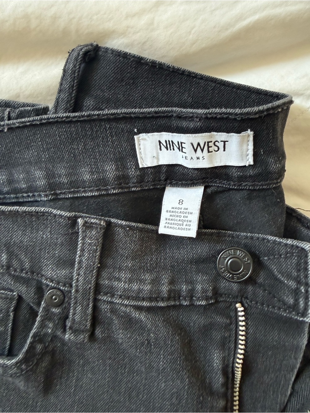 Nine West Black High-Rise Skinny Jeans - Picture 3 of 3